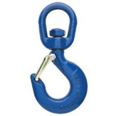 15 TON DOMESTIC ALLOY SWIVEL HOOK WITH LATCH | Bilco Group